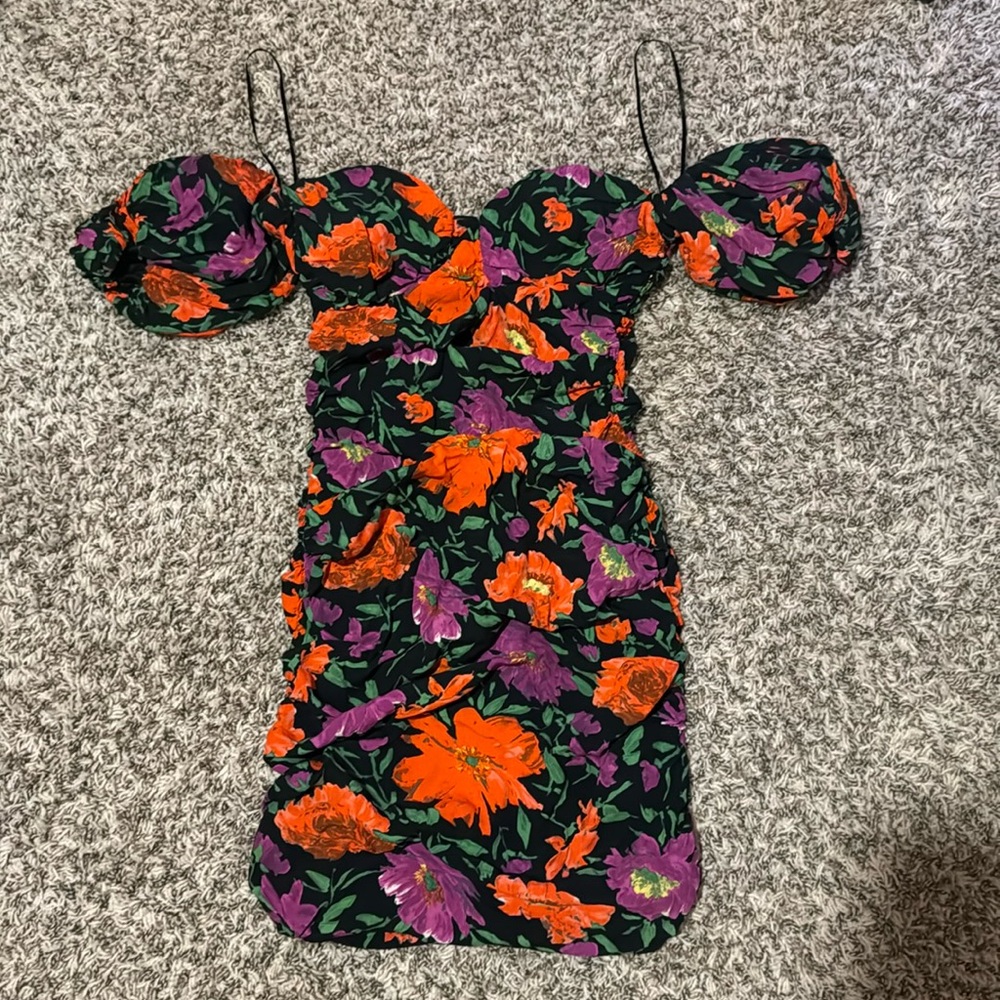 Zara floral dress